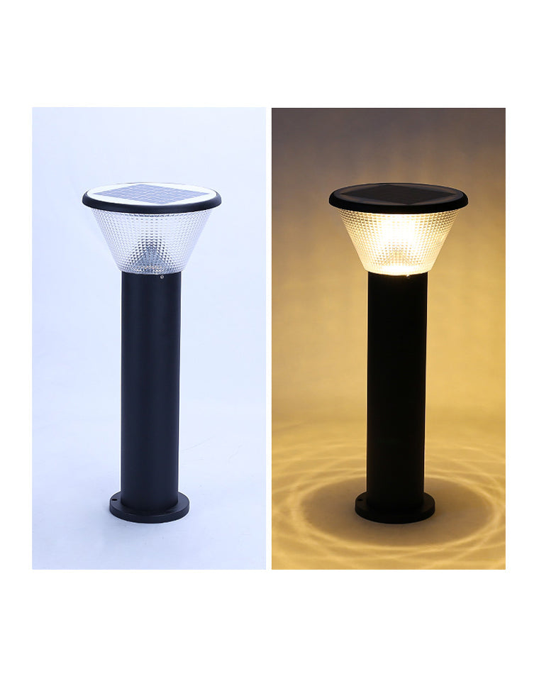 Borne Lumineuse Solaire - Éclairage Moderne pour Jardin