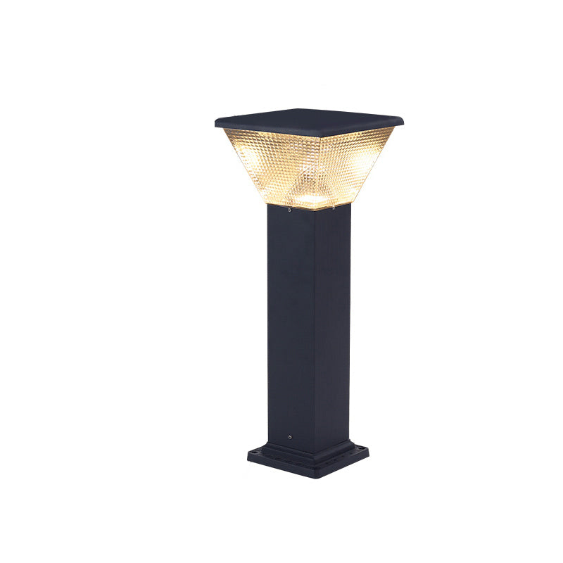 Borne Lumineuse Solaire - Éclairage Moderne pour Jardin