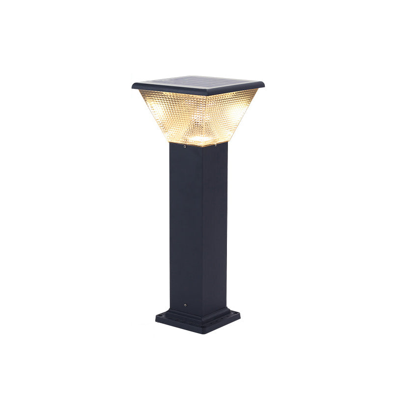 Borne Lumineuse Solaire - Éclairage Moderne pour Jardin
