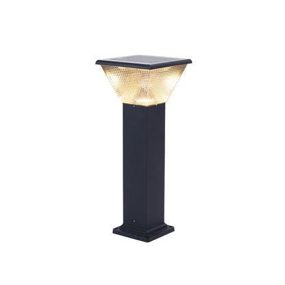 Borne Lumineuse Solaire - Éclairage Moderne pour Jardin