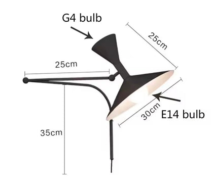 Applique Murale Pivotante – Éclairage Modulaire et Élégant