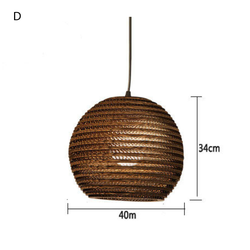 Variant image for Suspension en Papier Carton - Éclat Design Moderne-4