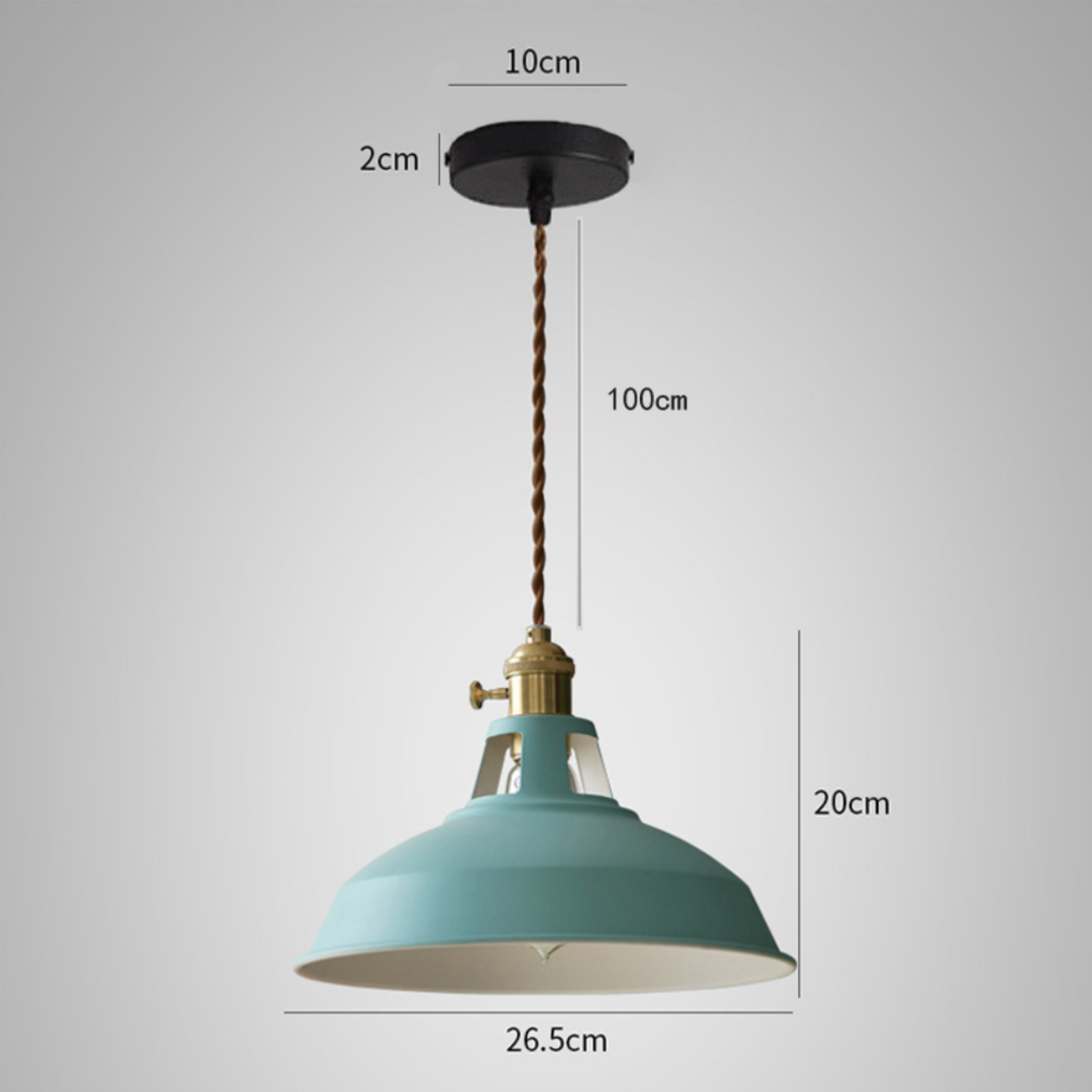 Variant image for Suspension LED Métal Coloré - Loft Chic-5