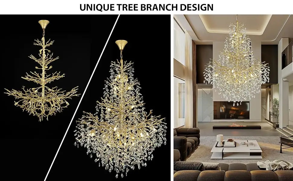 Chandelier Lustre en Cristal LUCY