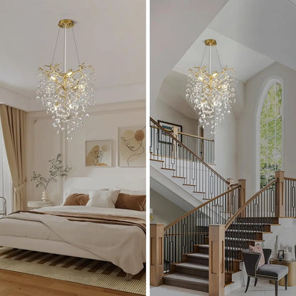 Chandelier Lustre en Cristal LUCY