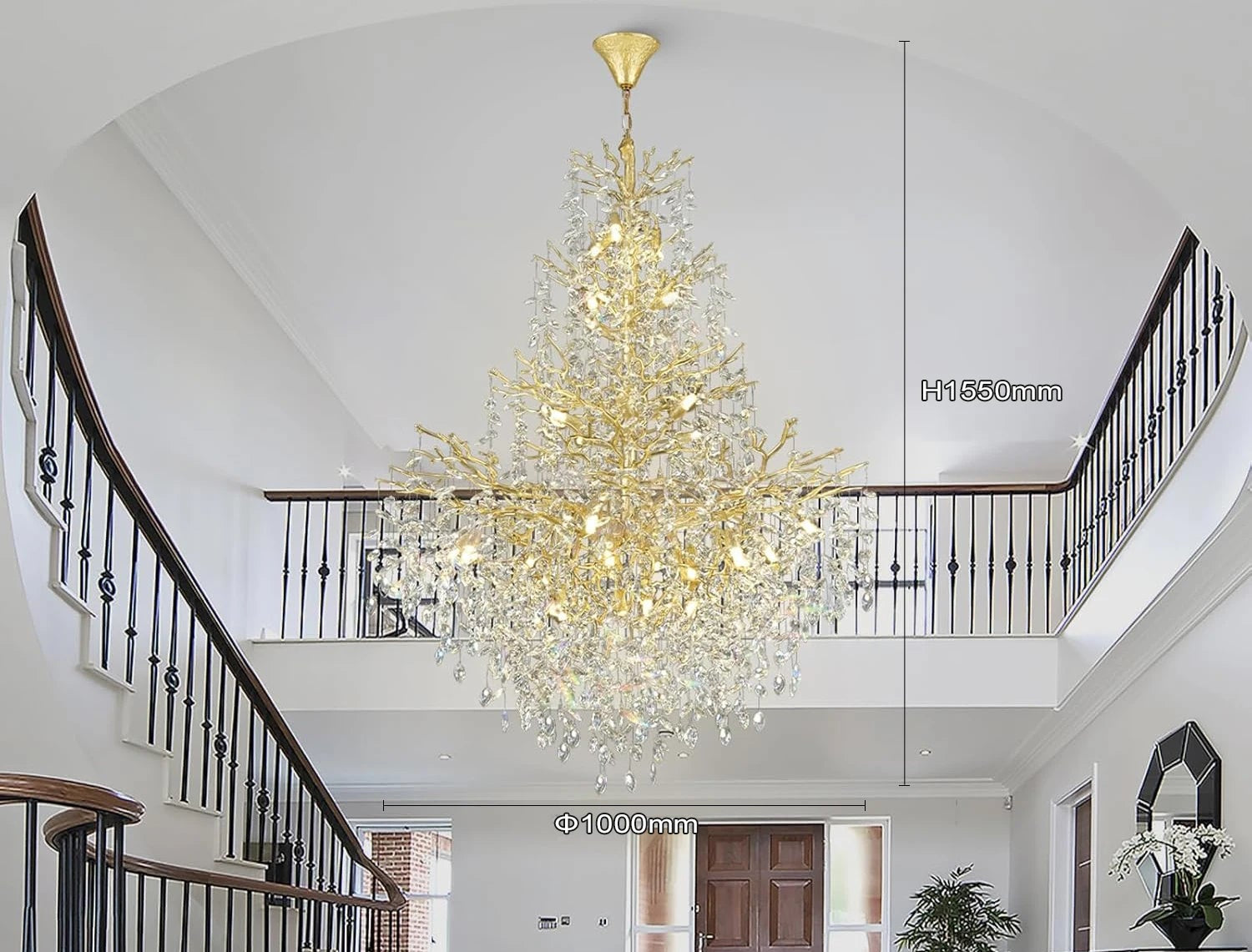 Chandelier Lustre en Cristal LUCY