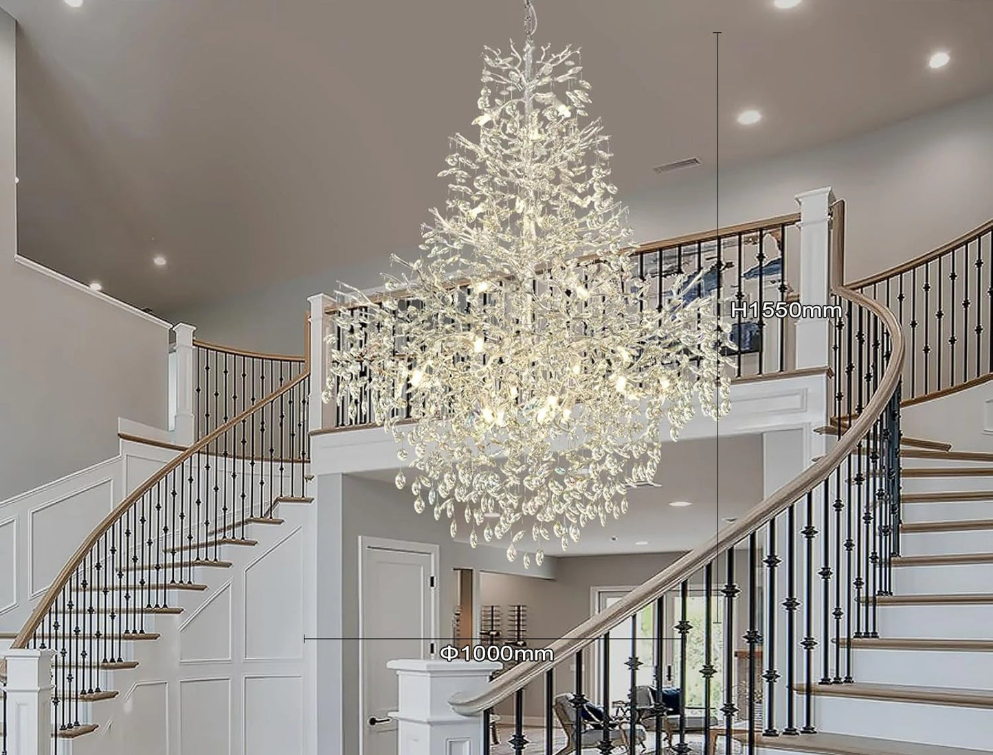 Chandelier Lustre en Cristal LUCY