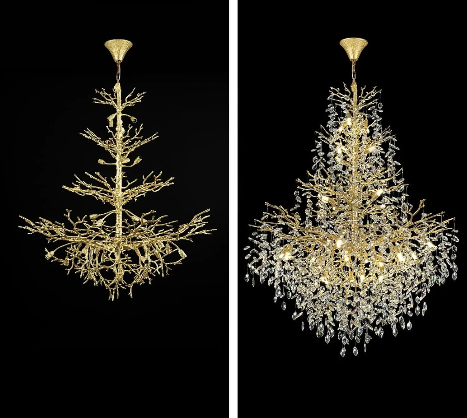Chandelier Lustre en Cristal LUCY