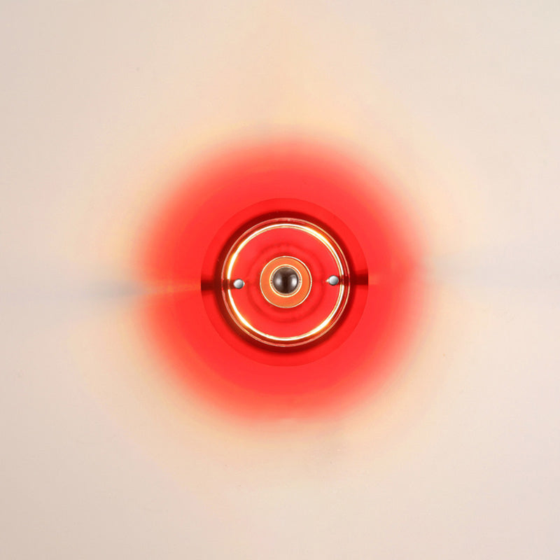 Round Colorful Accent Wall Sconce