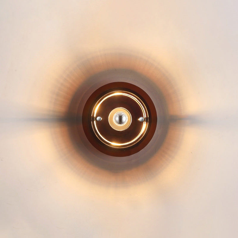 Round Colorful Accent Wall Sconce