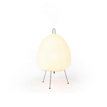 Japanese Lantern Table Lamp with Tripod