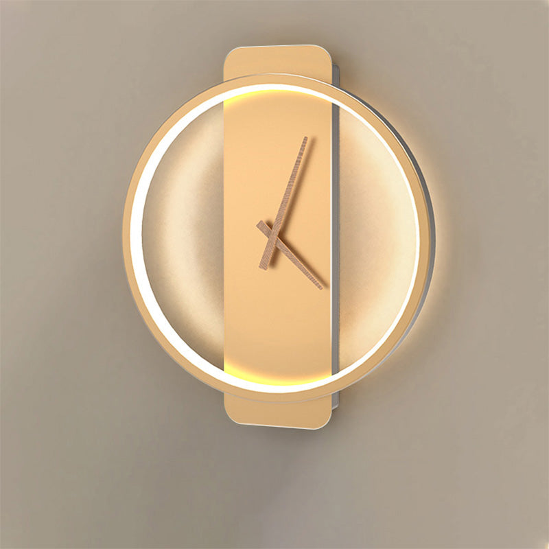 Wall Clock with LED Light