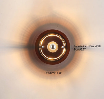 Round Colorful Accent Wall Sconce
