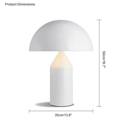 Metal Mushroom Table Lamp