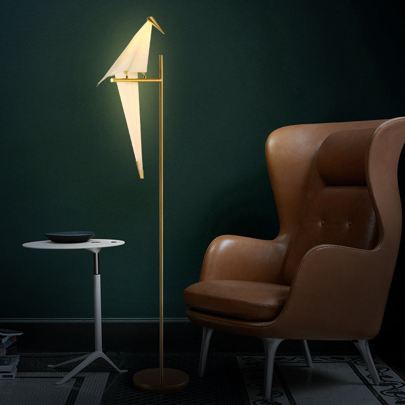Lampe Oiseau Magnétique Origami - Luminaire Décoratif pour Salon-2