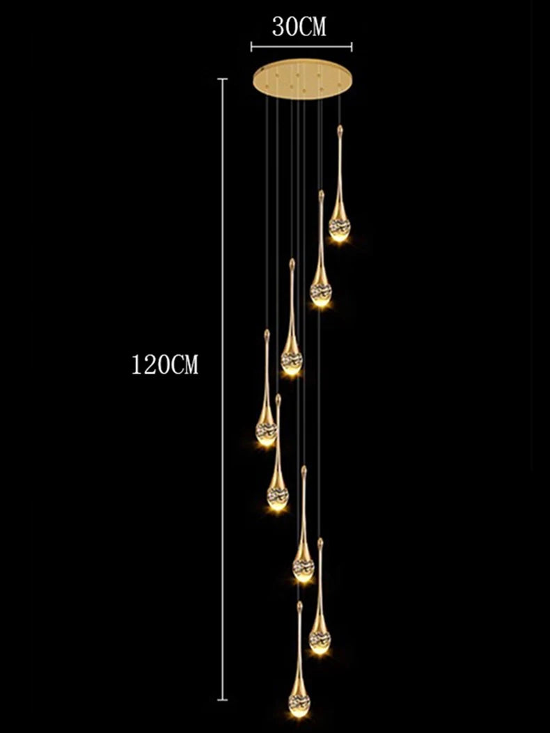 Grande suspension pour haut plafond