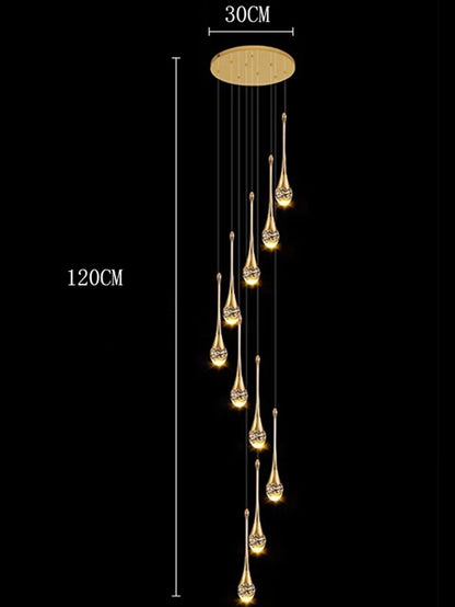 Grande suspension pour haut plafond