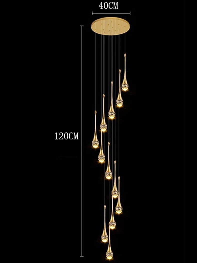 Grande suspension pour haut plafond