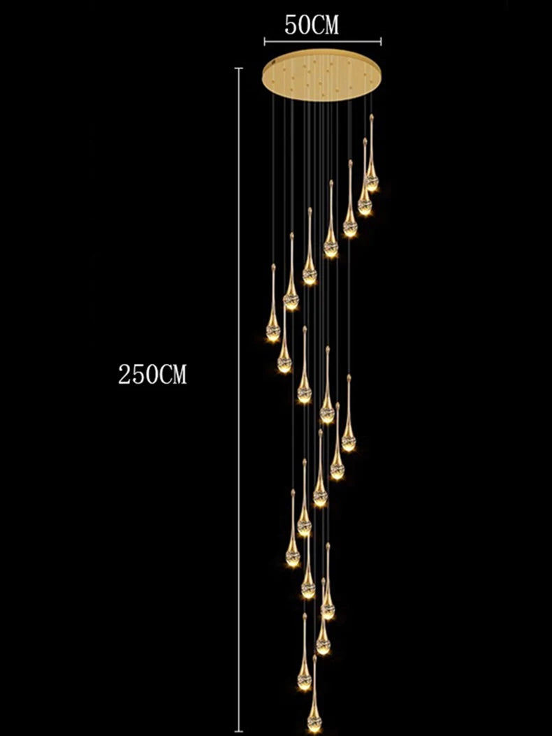 Grande suspension pour haut plafond
