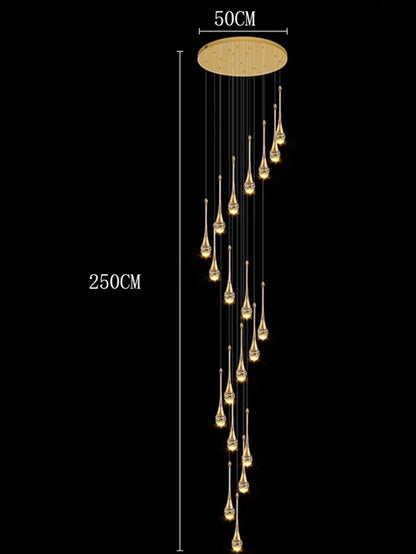 Grande suspension pour haut plafond