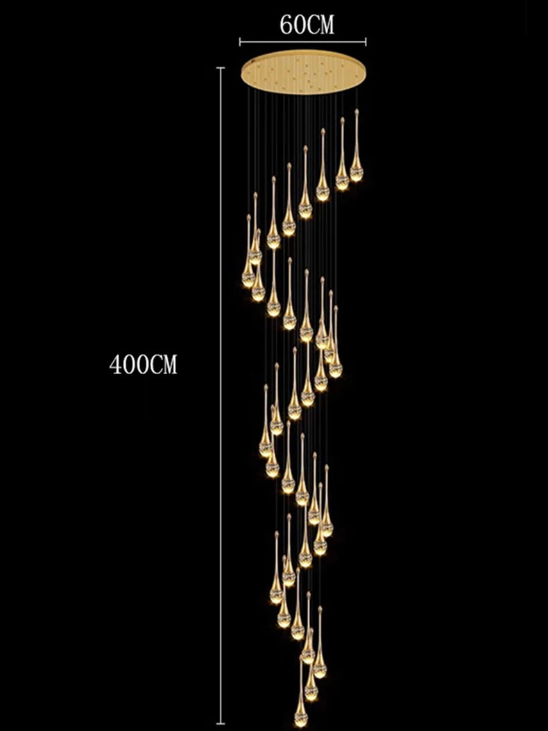 Grande suspension pour haut plafond