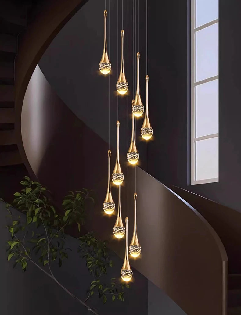 Grande suspension pour haut plafond