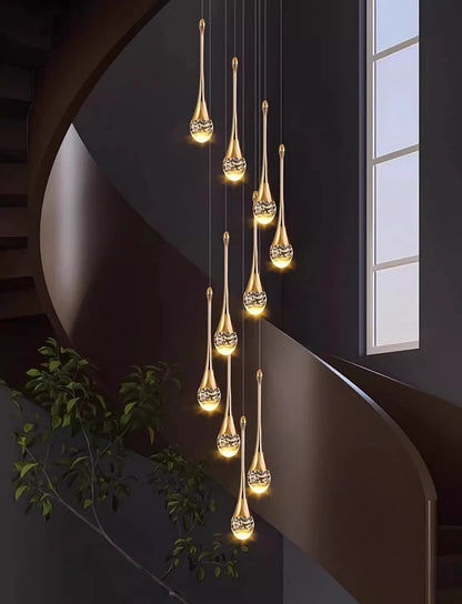 Grande suspension pour haut plafond