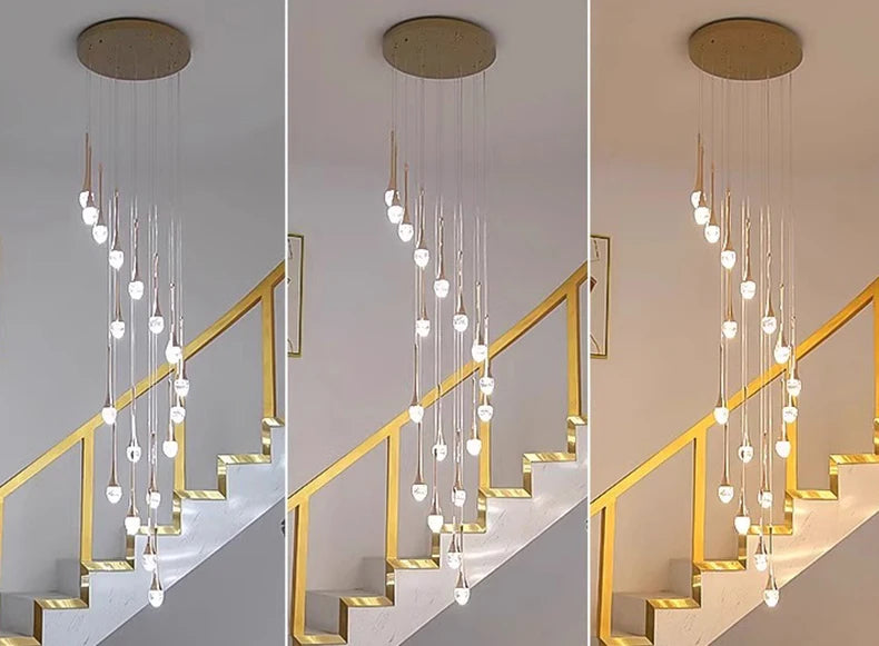 Grande suspension pour haut plafond
