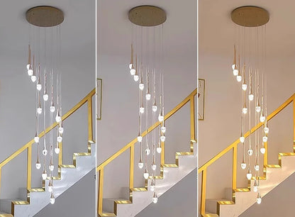 Grande suspension pour haut plafond