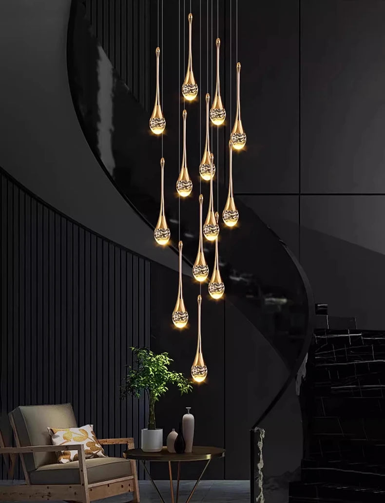 Grande suspension pour haut plafond