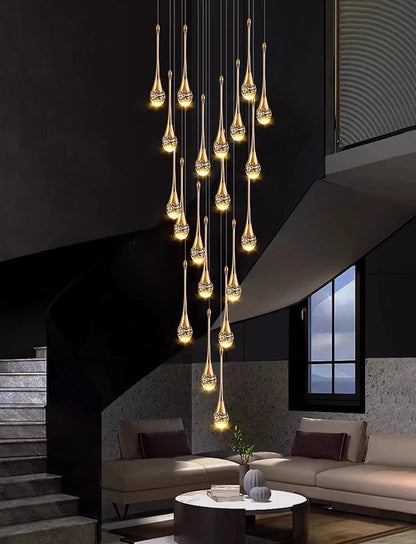 Grande suspension pour haut plafond