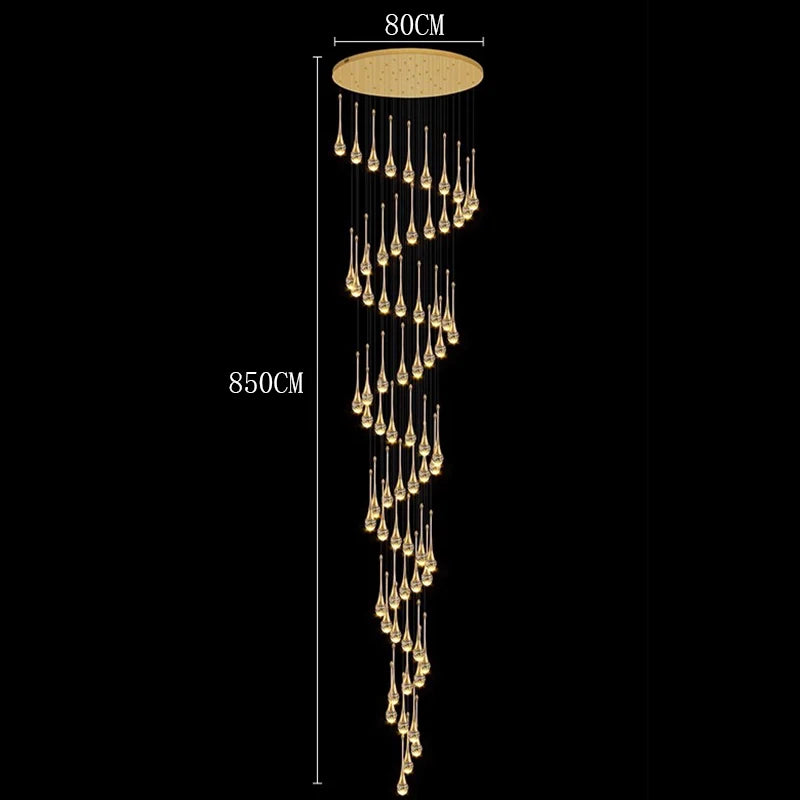 Grande suspension pour haut plafond