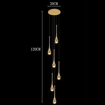 Grande suspension pour haut plafond
