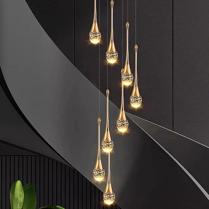 Grande suspension pour haut plafond