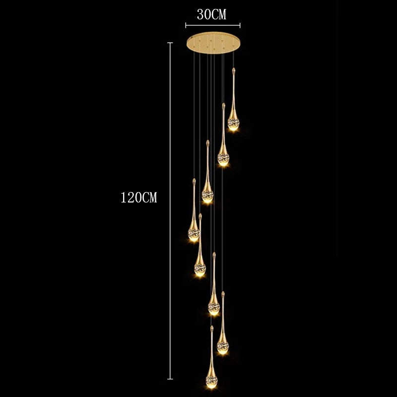 Grande suspension pour haut plafond