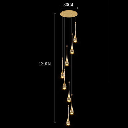Grande suspension pour haut plafond