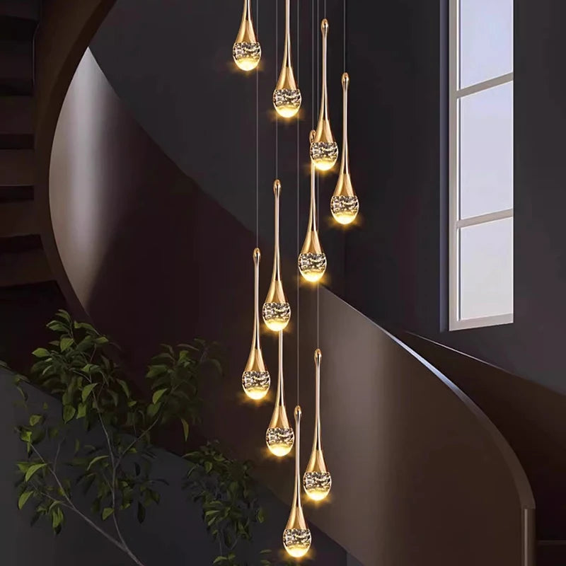 Grande suspension pour haut plafond