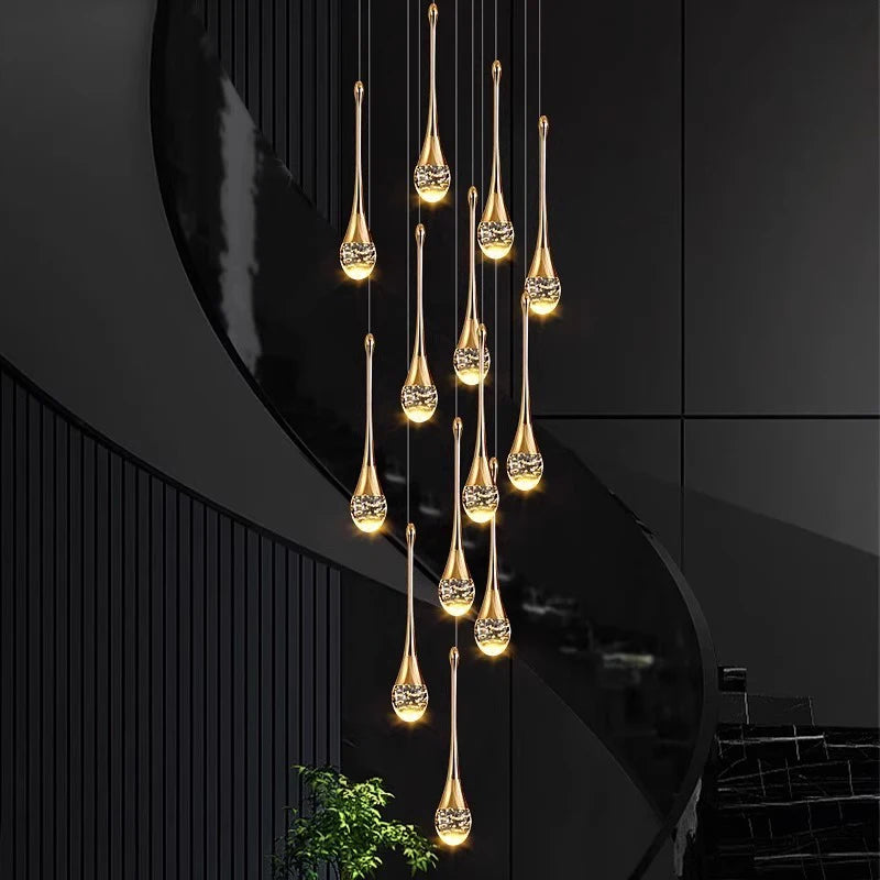 Grande suspension pour haut plafond