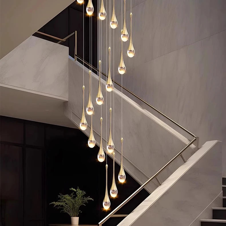 Grande suspension pour haut plafond