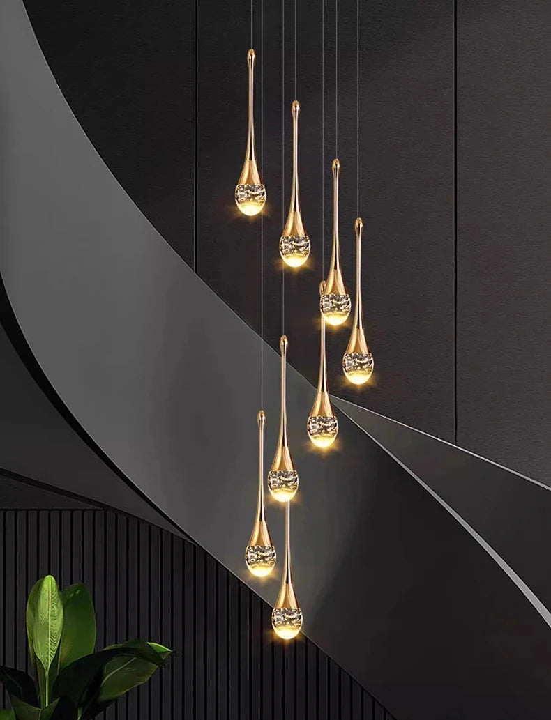 Grande suspension pour haut plafond