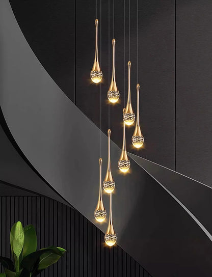 Grande suspension pour haut plafond