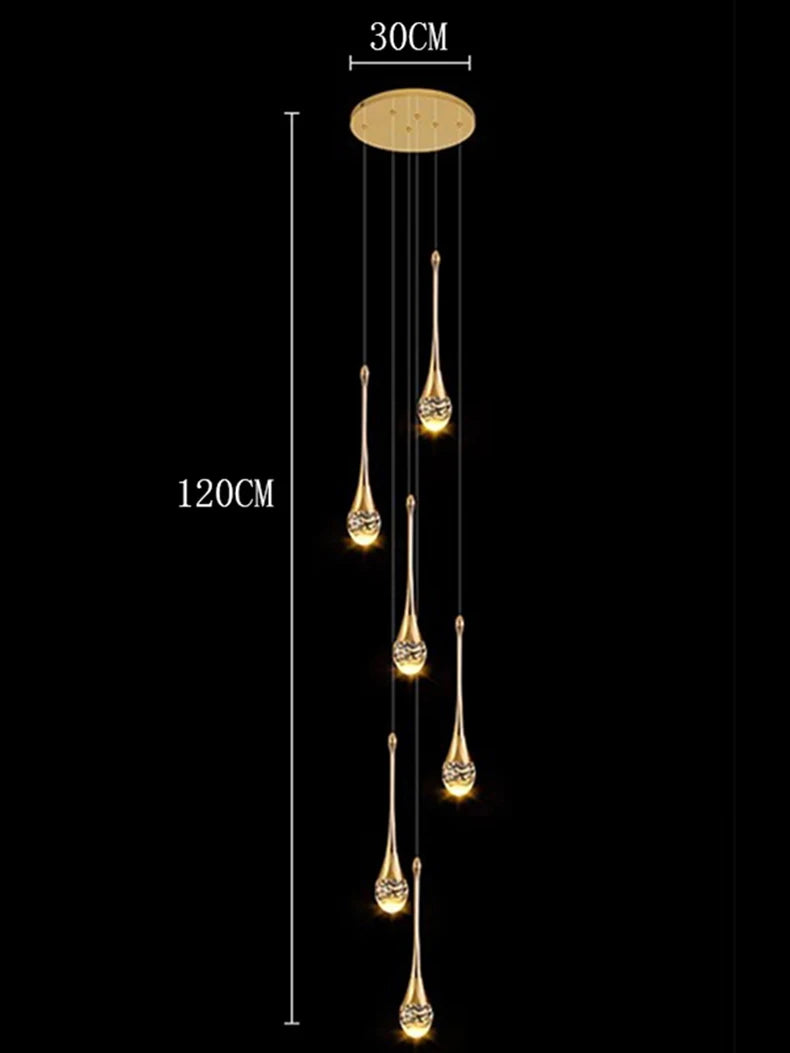 Grande suspension pour haut plafond