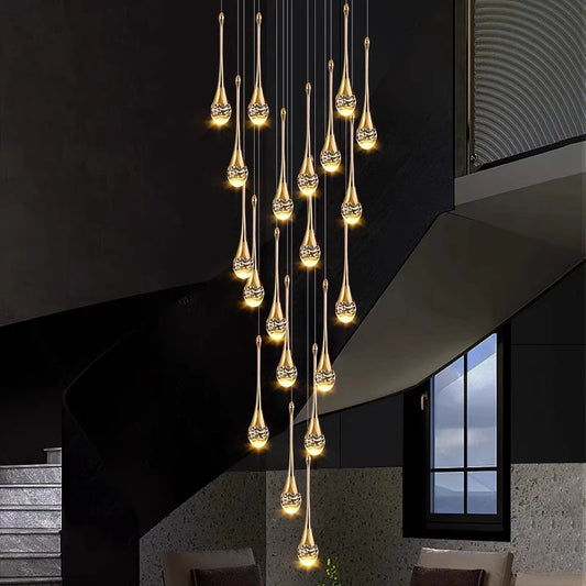 Grande suspension pour haut plafond