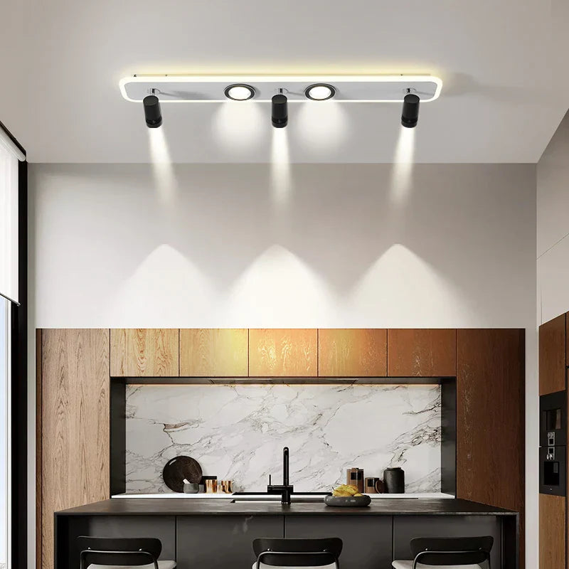 Plafonnier LED Acrylique - Éclat Moderne Design-5