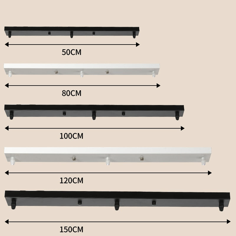 Support Long pour Suspension - Élégance Métallique-2