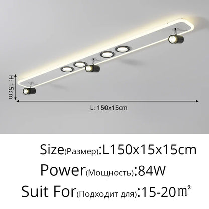Variant image for Plafonnier LED Acrylique - Éclat Moderne Design-19