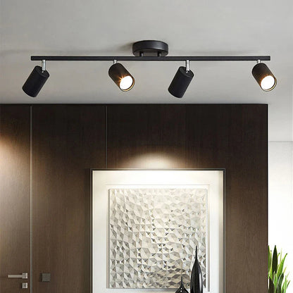 Plafonnier Éclairage Surface Minimaliste - Lumis Noir-6