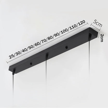 Support Long pour Suspension - Élégance Métallique-4