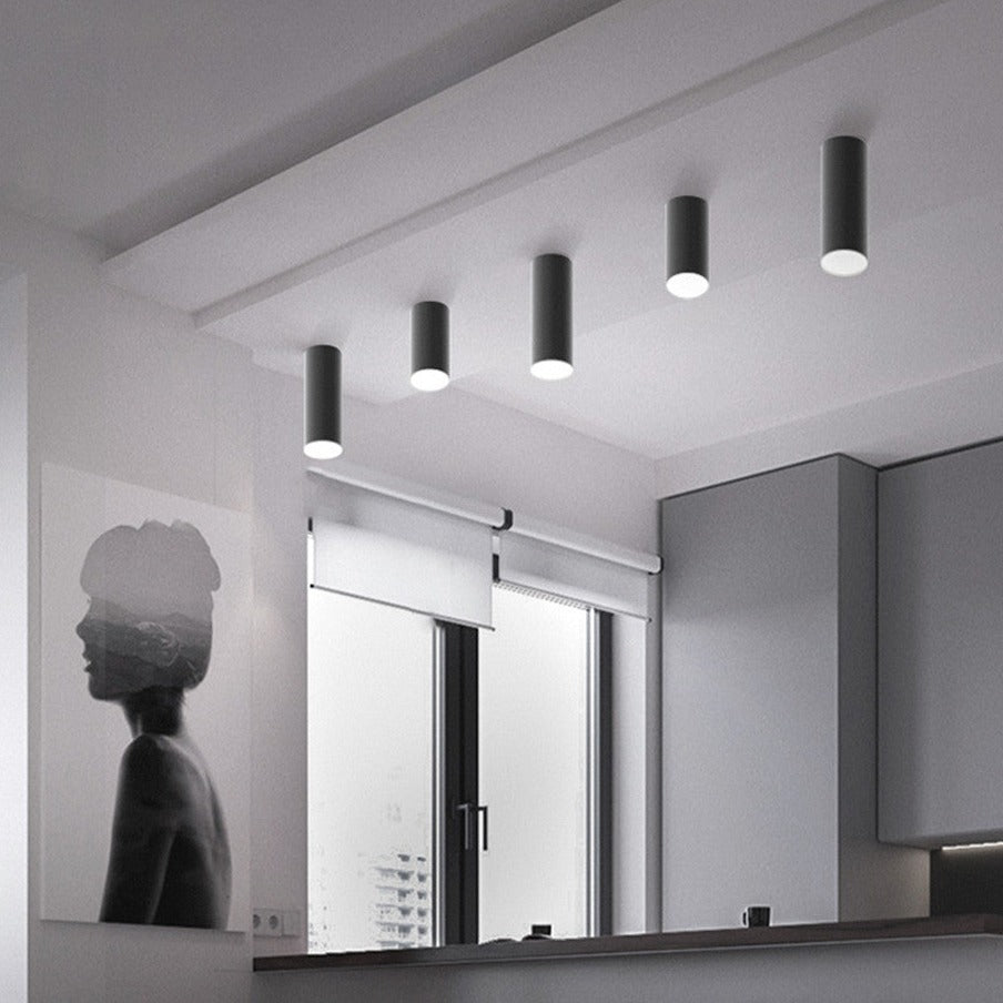 Spot LED Tube Doré - Grover Design Moderne-3