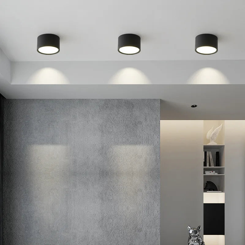 Plafonnier LED Métal - Éclat Moderne Design pour Salon et Chambre-2